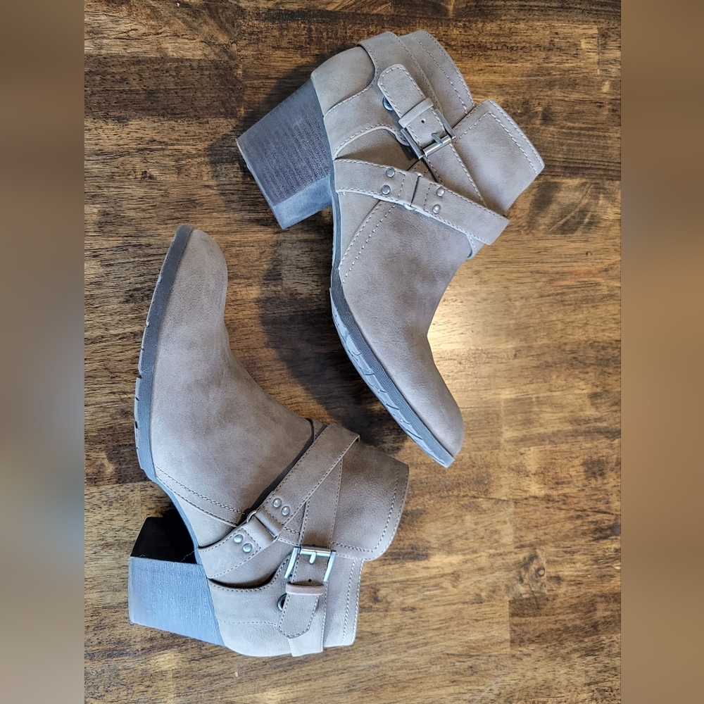 Suede Ankle Booties